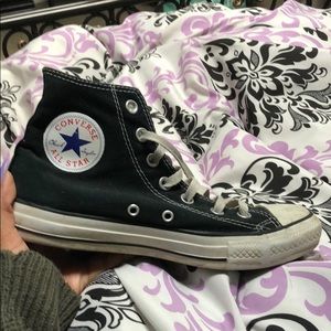 Classic black and white converse